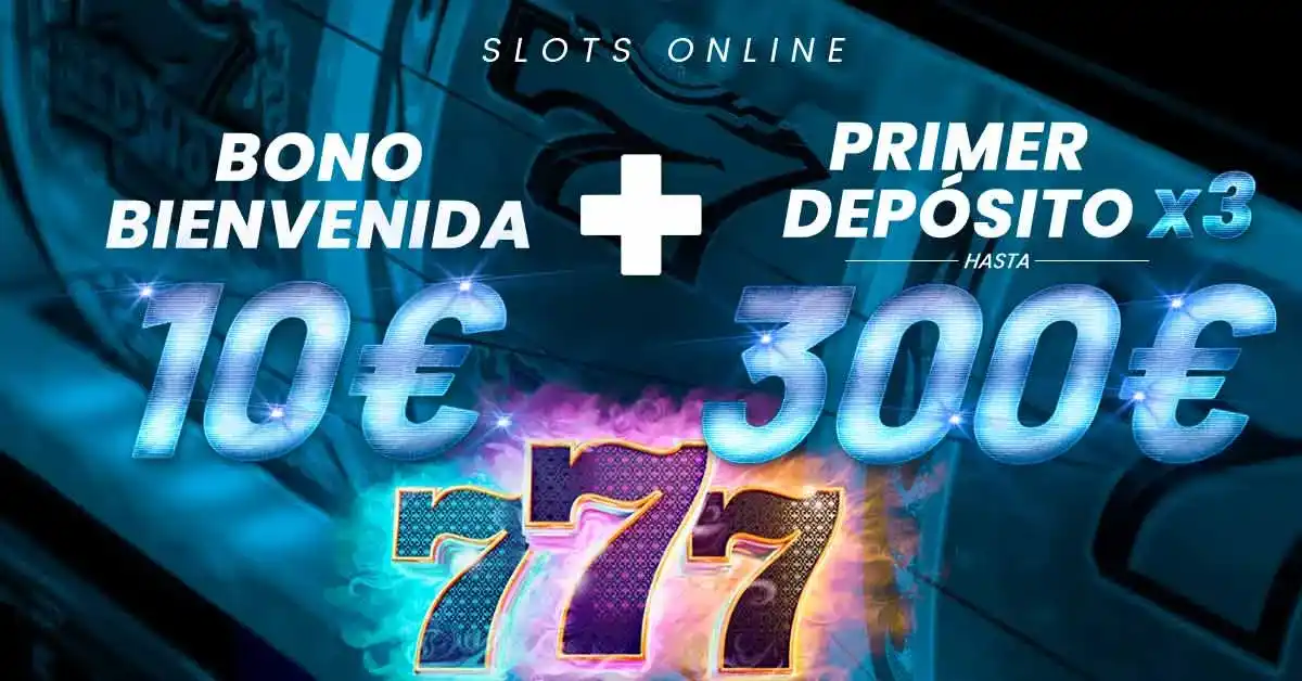 Bono bienvenida Juegging: 10€ gratis y primer depósito x3 hasta 300€ en slots